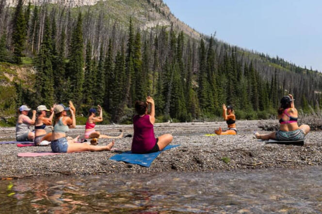 yoga by the river